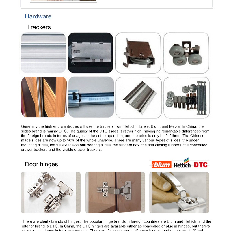 L shape sliding door wardrobe cabinet closet