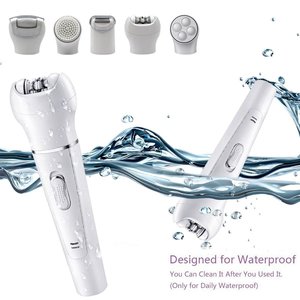 5 in 1 Facial Cleansing Brush Exfoliator Clean Skin SPA Cleaner Electric Cleansing System Kit Face Wash And Face Brush