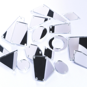 Over 35 Shapes Flat Back Acrylic Sewing Strass Crystal Mirror Finish Sew on Rhinestones for Evening Dressing