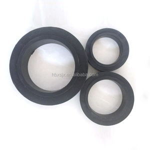 High quality 19-45mm thickness impact roller idler black rubber ring