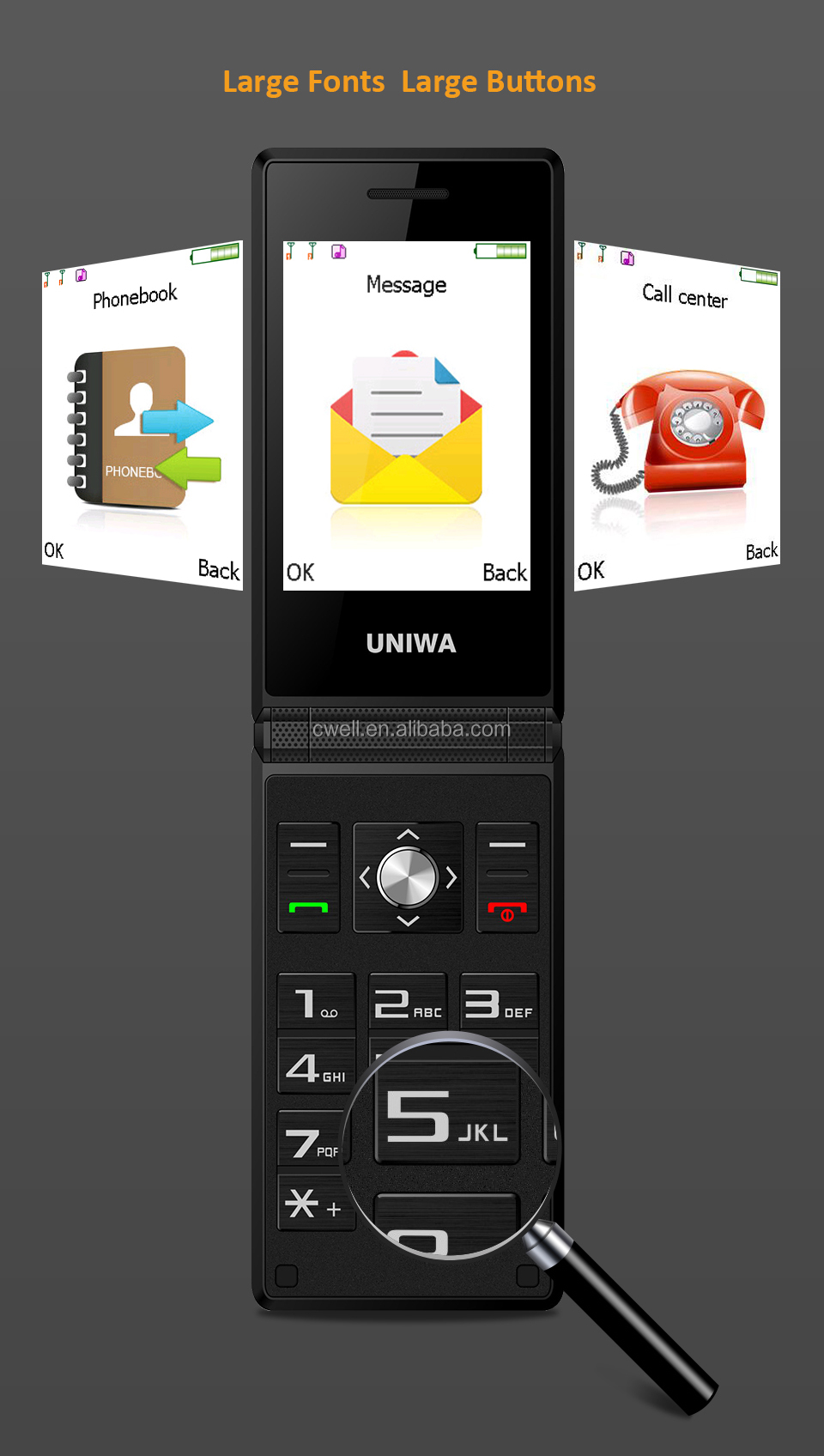 buy sos phone,flip phone mobile,flip mobile phone product on