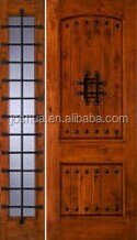 In legno rustico porta di ingresso con battuto- Iron 30 pollici porta ingresso