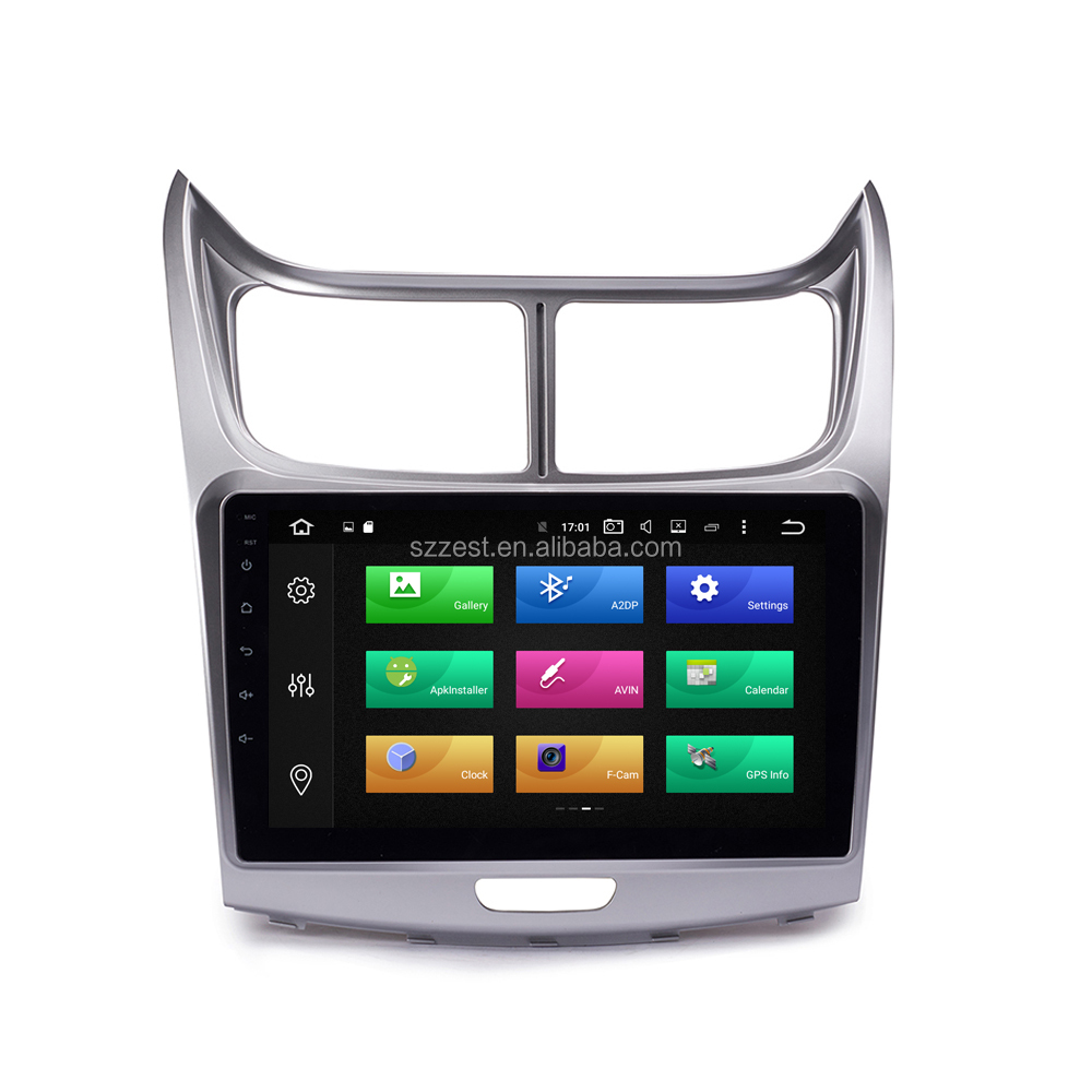 ZETSTECH 9inch Android 10.0 Car DVD Player for Chevrolet Sail 2010-2014 Radio with GPS navigation Wifi BT SWC