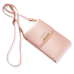 Hot sell PU Ladies Crossbody Shoulder Bag Cell Phone Pouch With Harper