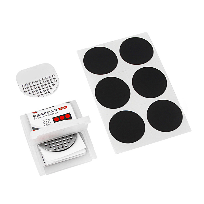 ZL0101-1 Велосипедный спорт комплект для ремонта шин инструмент для ремонта велосипедов шиномонтажная заплата ABS шин патч