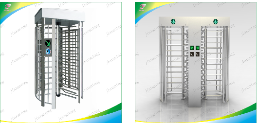 Durable Rotary Turnstile Entrance Gates 304 Stainless Steel Controlled Access Gates