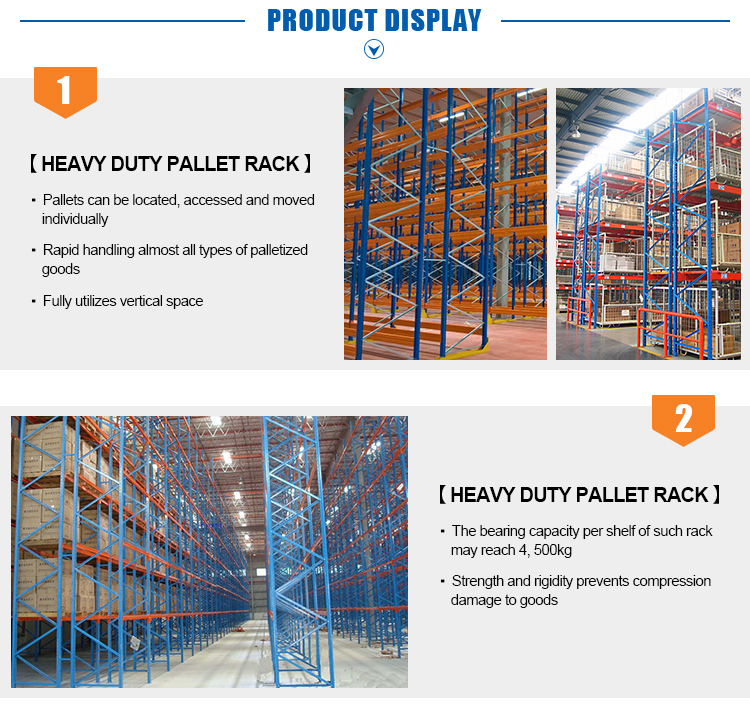 Selective Metal Stacking Shelves Galvanized Automatic Warehouse Storage Mezzanine Cantilever Steel Pallet Rack