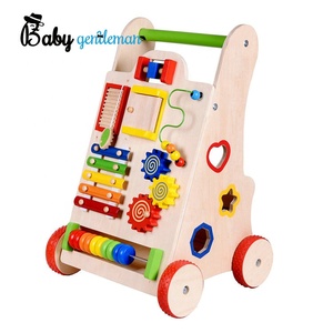 wooden baby stroller walker