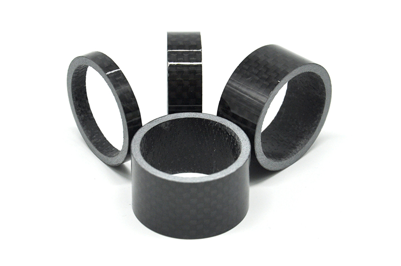 ZOYOSPORT Ultra-Light 3K Carbon Bike Washer For Fork Headset 1 1/8" - 5/10/15/20mm Mountain Road Bicycle Carbon Spacer
