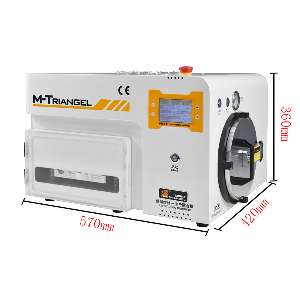 Riangel-máquina de laminación para Pantalla de Vidrio Curvo, MT-17, acuum