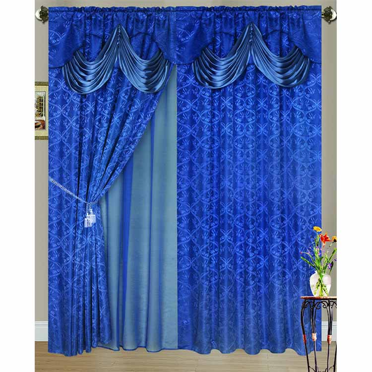 Venda imperdível 100% poliéster cor sólida cortina de janela feita na china