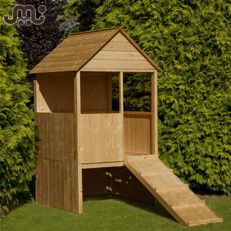 Wholesale all kinds of wooden play house,safety smooth wooden play house for kids