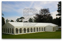 Hot sale aluminum frame white canvas tent