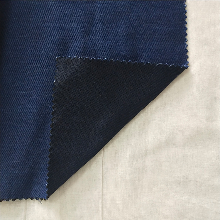 black stretch denim fabric
