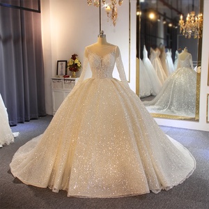 sparkle wedding gown