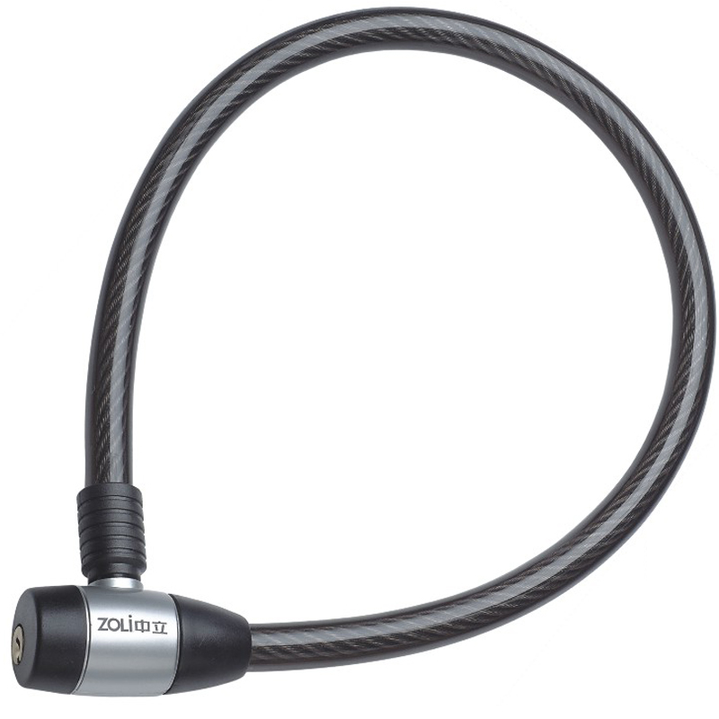 ZOLi 84726 Прокат стальной кабель Стопорные колеса мотоцикла замок трос, хорошее качество