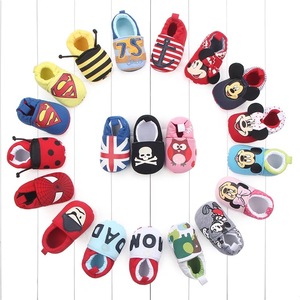 Wholesale Cartoon Baby Shoes Manufacturer Soft Infant Sneakers Baby Boy Shoes