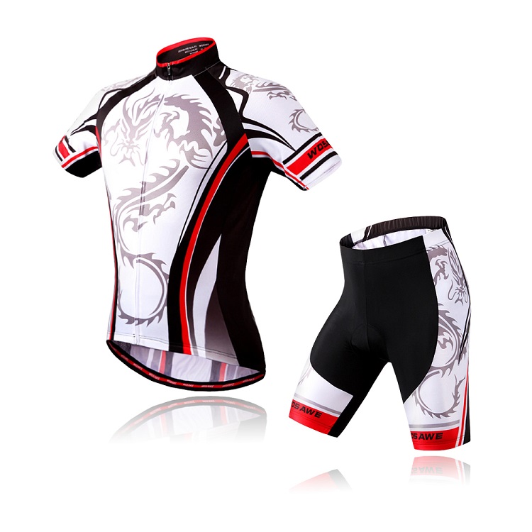 WOSAWE Брендовые мужские новые классные Велоспорт Джерси комплект спортивный костюм с короткими рукавами полиэстер Лето велосипед ciclismo Спортивная сетчатая ткань