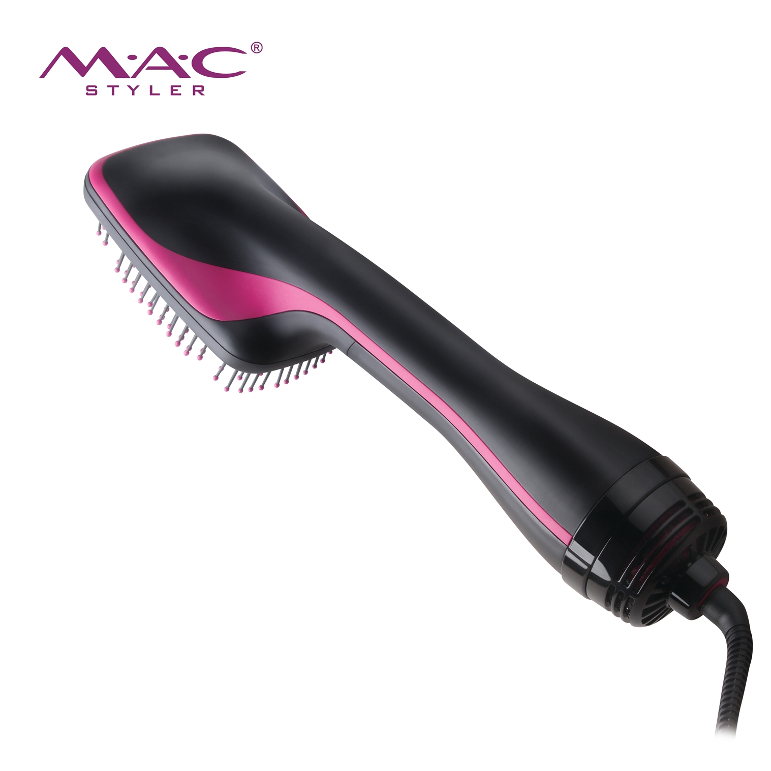 風を吹くと櫛360度回転ラインプロフェッショナルブラシ矯正ヘアツール