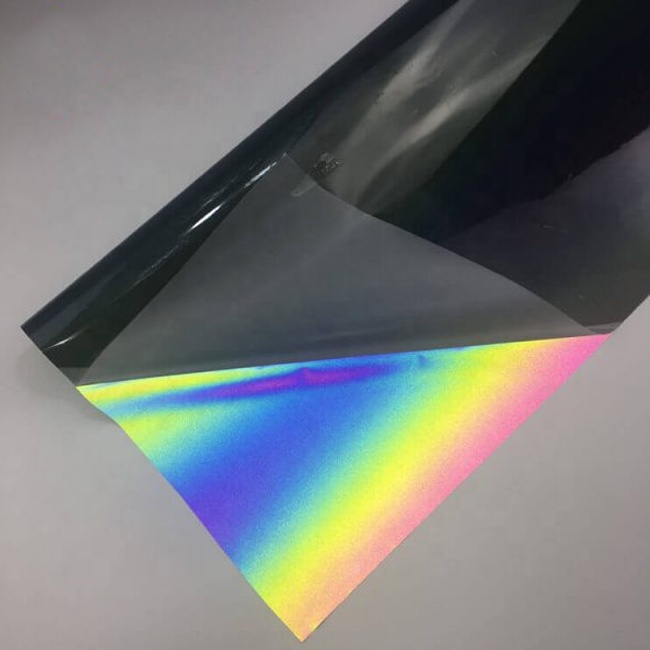 自粘透明反光材料卷贴纸乙烯基薄膜 - buy reflective material rolls