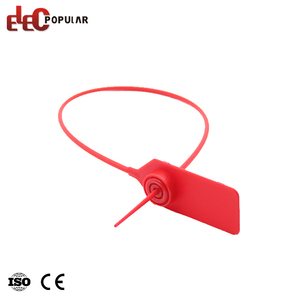 Custom Laser Marking Logo High Security PP Plastic Safety Padlock Cable Seal