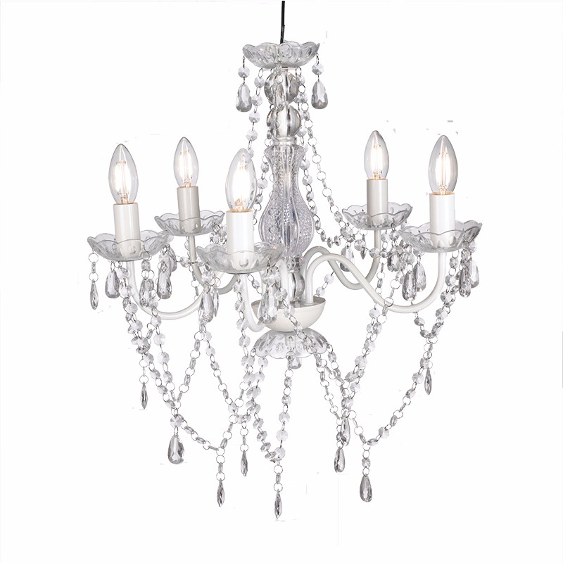 5 Tube Lights Modern Acrylic Ceiling Gypsy Chandelier Lighting Hanging Home Decoration Lamp