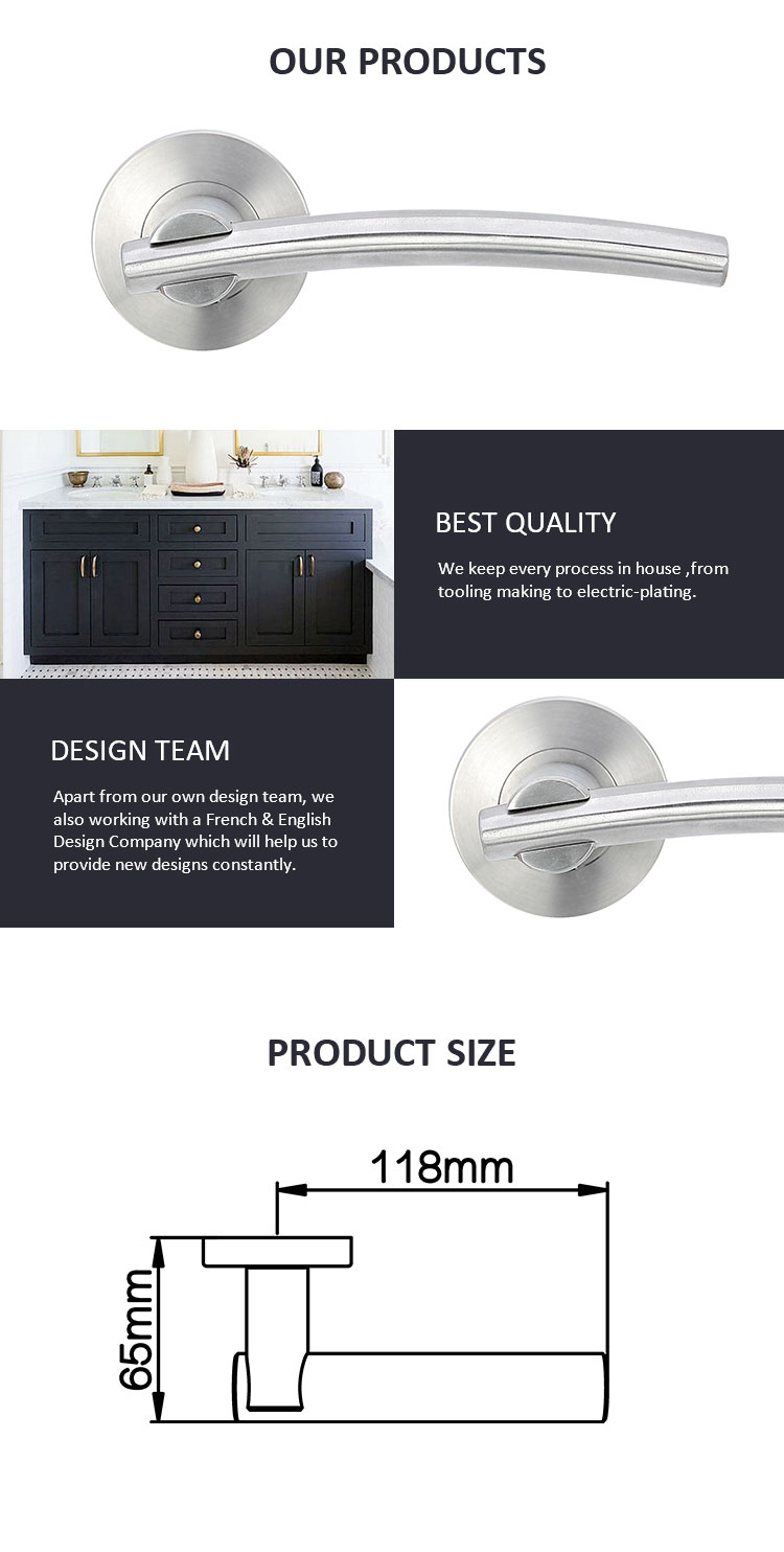 Hot sale stainless steel set screw for security door handle lock set