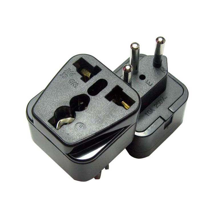欧盟至瑞士旅行插头 3 针瑞士交流电源插头德国至瑞士适配器插头与