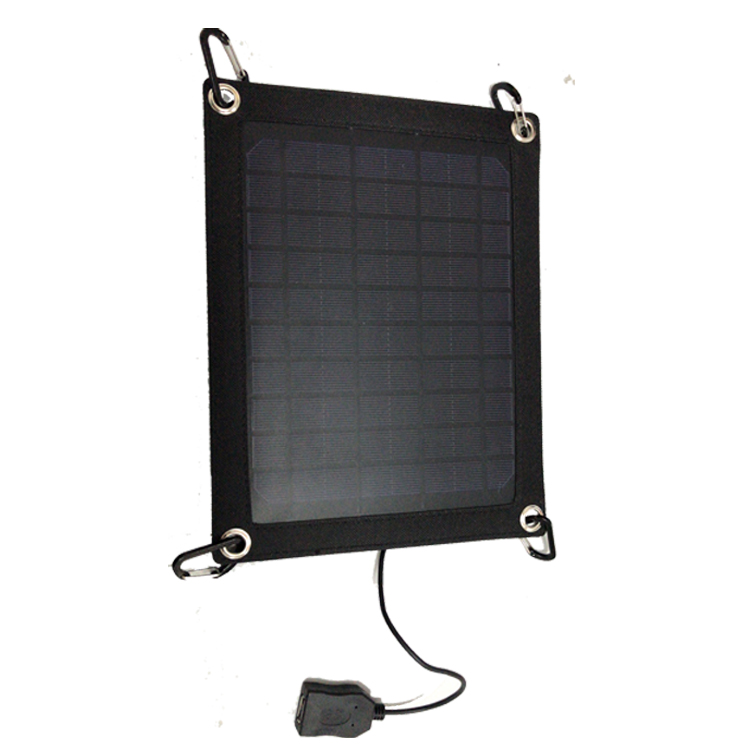 Хит продаж, зарядное устройство на солнечных батареях, 5 Вт, сумка на молнии, включая usb-выход для зарядки мобильного телефона, внешний аккумулятор