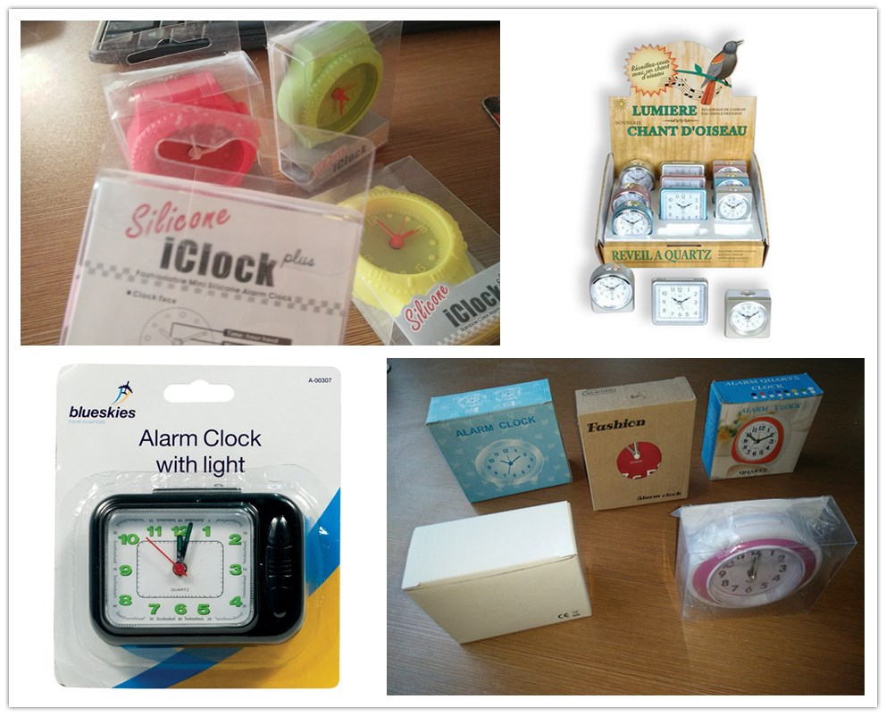 Student Alarm Clocks With Silent Mechanism Night Light 4 inch Portable Table Desk Timepiece for Children Bedroom Study Room