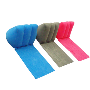 Pvc Inflatable Beach Mat With Back Support Pvc Inflatable Beach