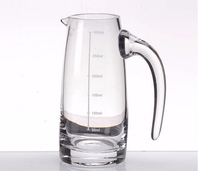 Wholesale bulk crystal wine measure glass decanter