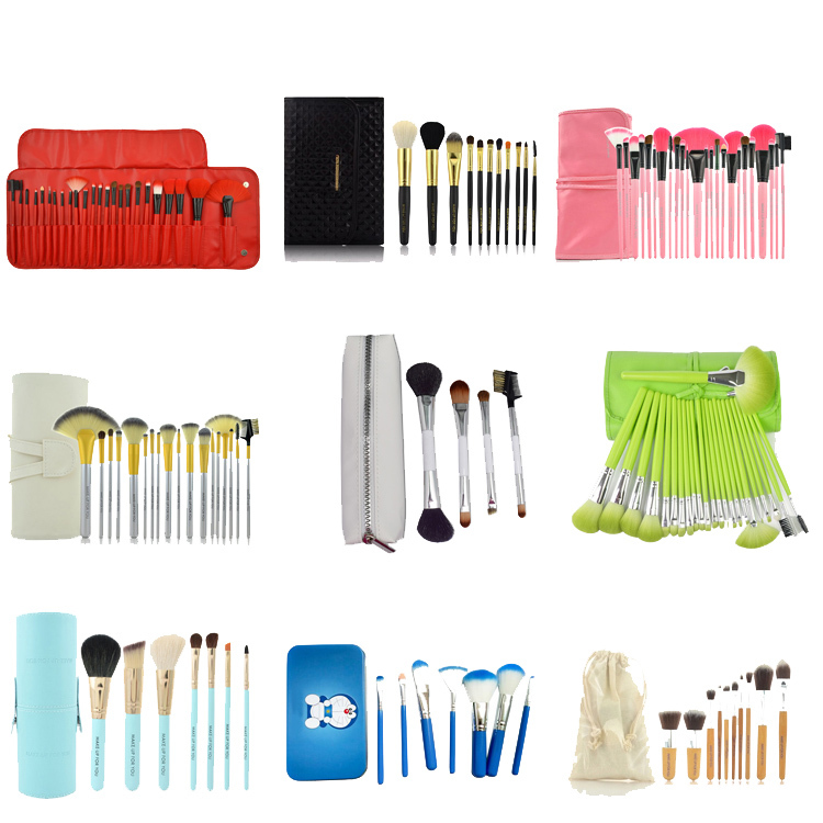 Shenzhen Factory Hotsale 7Pcs Red Fashion Nail Polish Brush