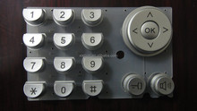 Keypads With Sliver Painting and Laser etch Caps