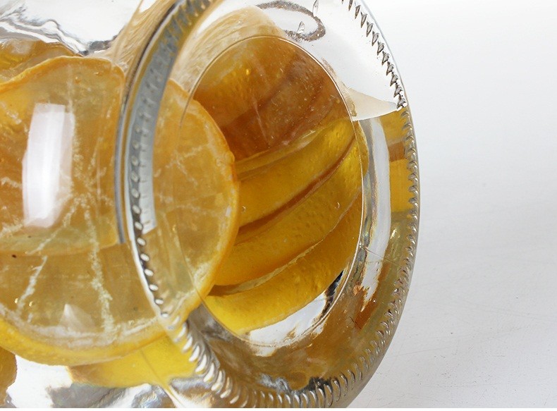 500ml square glass jars with airtight lid, glass food jar