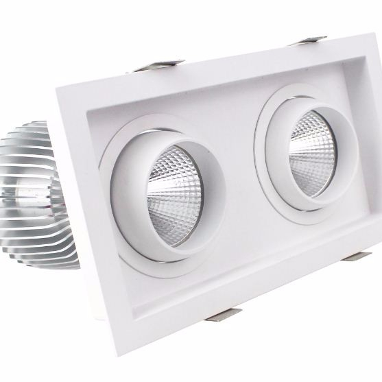 TUV IEC SAA CE одобрено 2 фута 4 фута аварийные флуоресцентные арматуры магазина холоднокатаная сталь Встроенный светодиодный линейный светильник для решетки радиатора