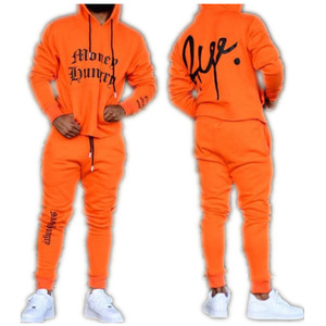 bright orange tracksuit