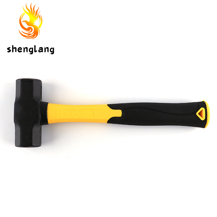 Double-Face Octagonal Sledge Hammer With Fiberglass Handle