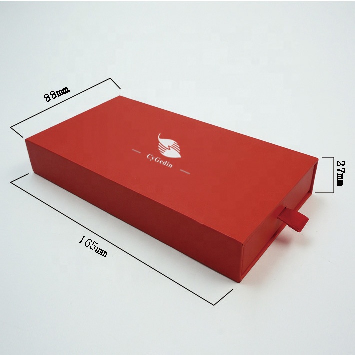 Подарочная коробка для ящиков и комодов из коричневой крафт-бумаги под заказ, УФ-покрытие, лакирование, тиснение, штамповка, матовое ламинирование