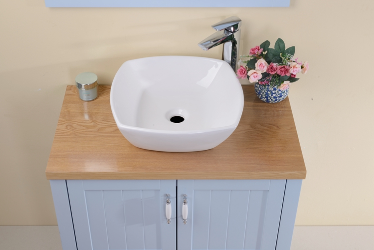 Europe style wash basin Floor Mounted bathroom cabinet with mirror bathroom cabinet