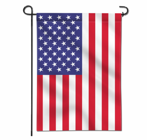 定制批发涤纶绣花明星户外花园美国国旗