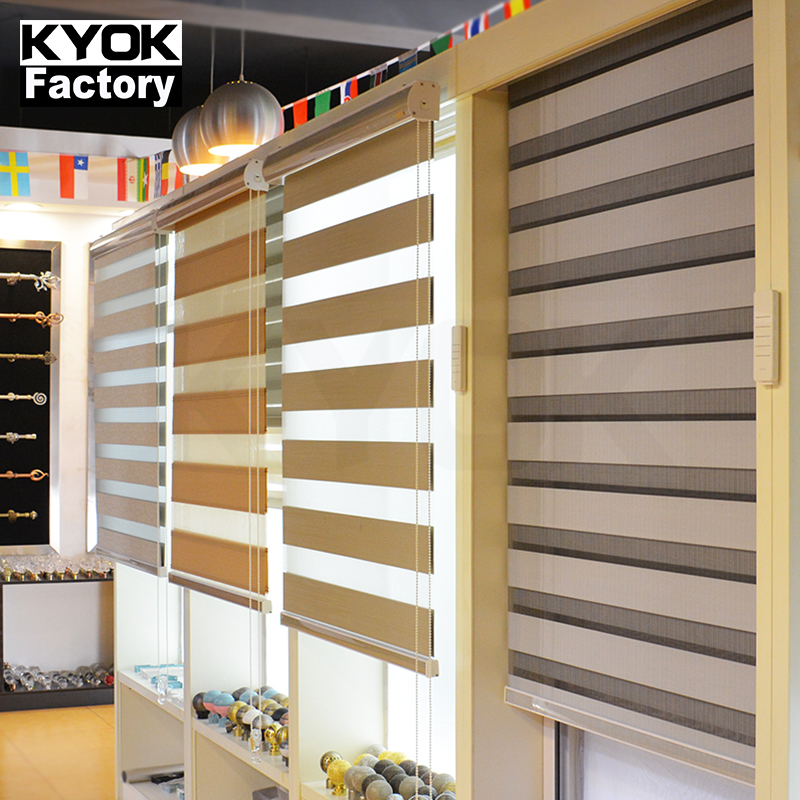 Persianas de janela kyok motor de persianas de rolo zebra zigbee