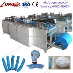 Automatic Colorful Nonwoven Disposable Bouffant Surgical Caps Making Machine