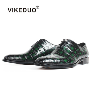 green crocodile shoes