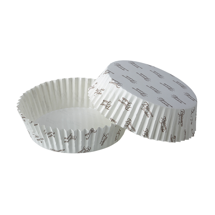 Brown with White Dots Disposable -100 pc. Floret Brioche Cup Bake and serve brioche floret paper baking cups self- standing mold