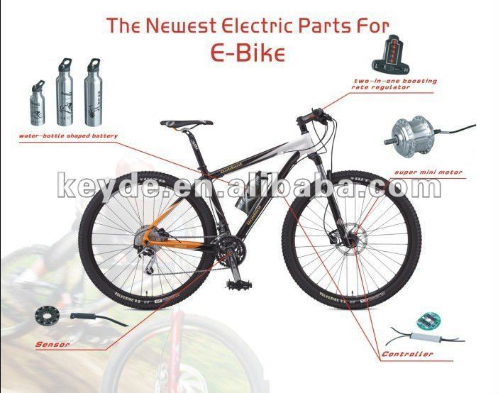 250W electric bicycle conversion kit brushless motor e bike kit