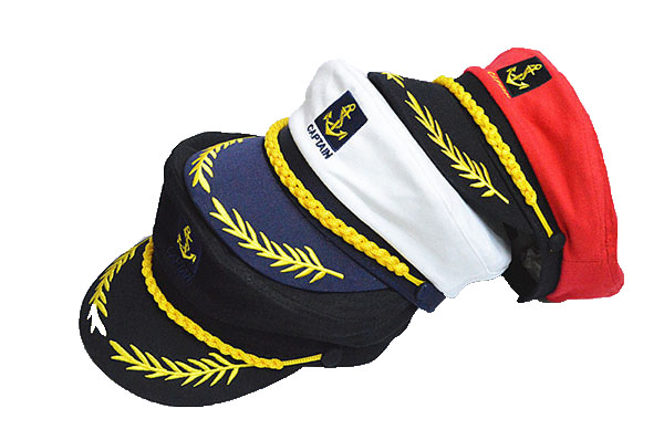 New Design White Custom Captain Sailor Hat