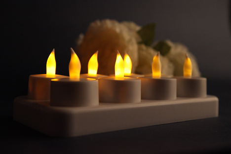 pp杯 8 件套蜡烛茶灯 led 可充电无焰蜡烛 - buy candle tea light