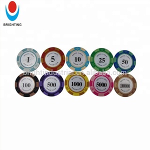 poker chips labels