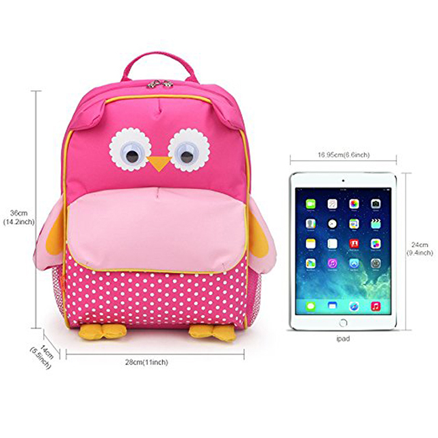 Nome Marca Bonita Mochila escolar para Beb&ecirc; Mochila Infantil Ador&aacute;vel animal de desenho animado Mochilas escolares para crian&ccedil;as